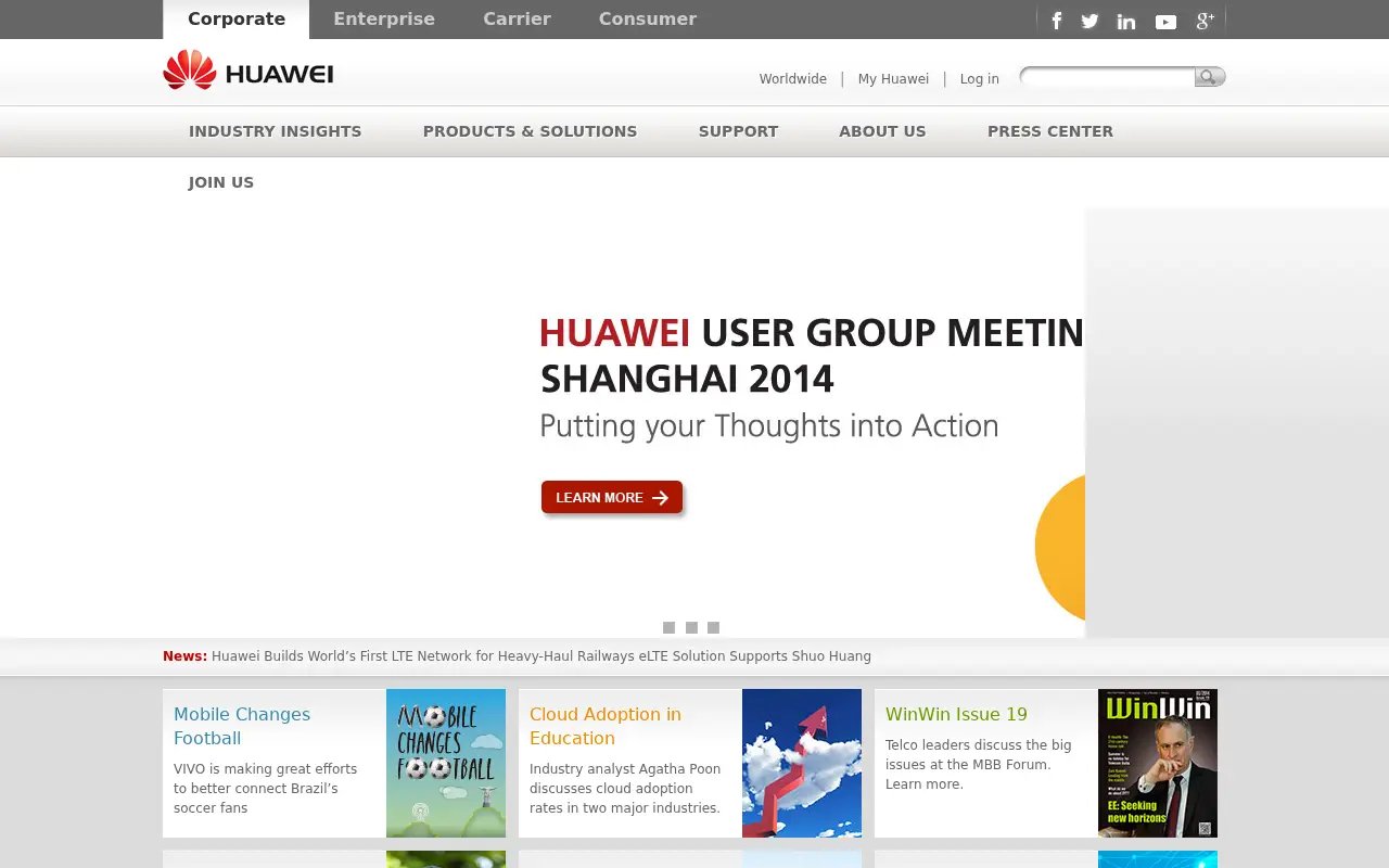 huawei.com in 2014