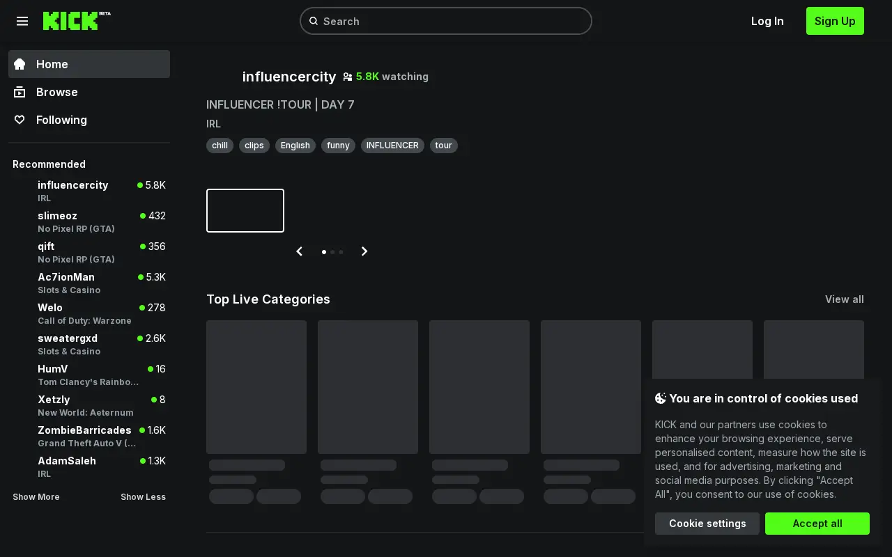 kick.com in 2025