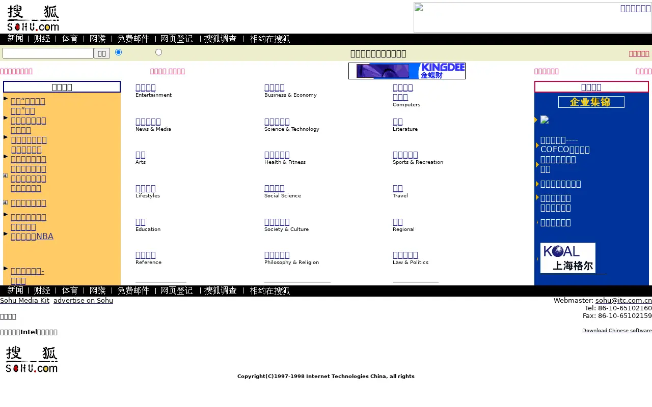 sohu.com in 1999