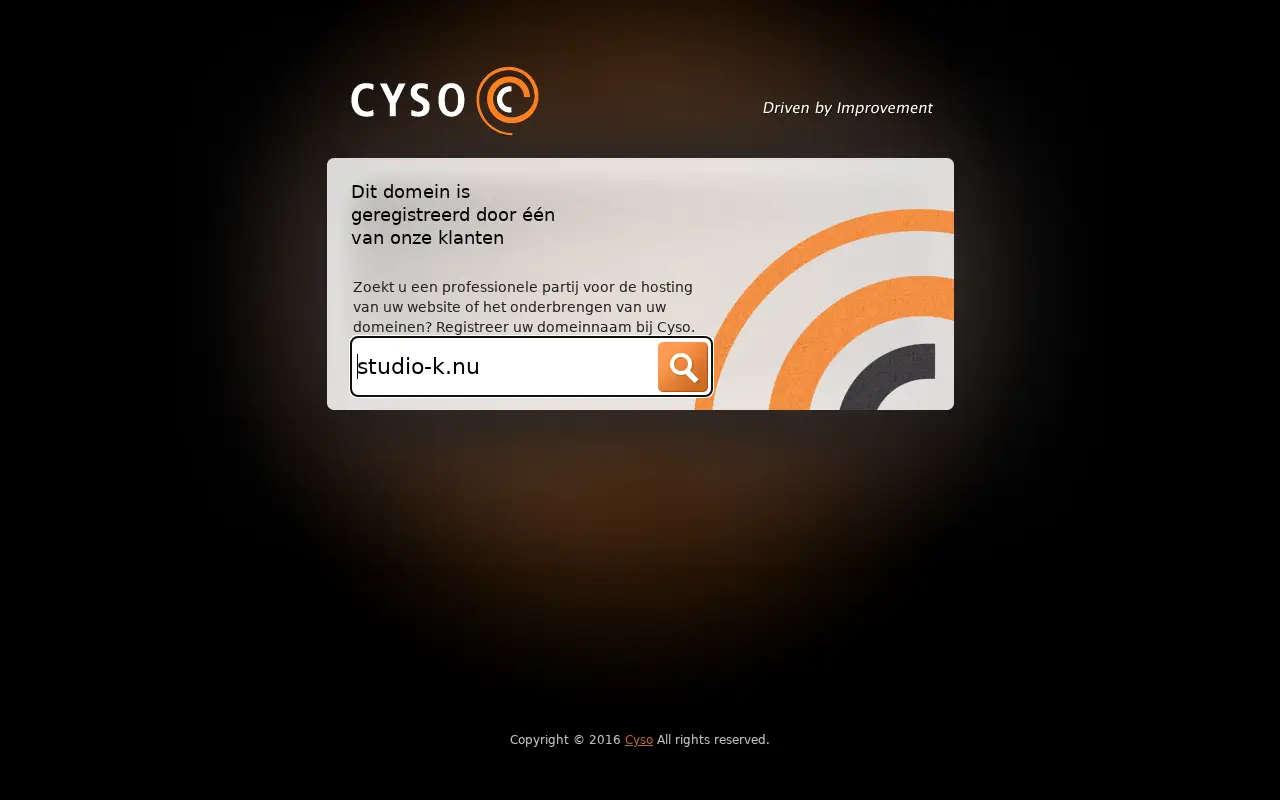 studio-k.nu in 2016