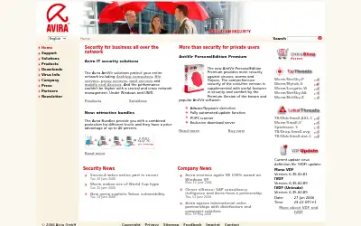 avira.com in 2006