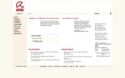 avira.com in 2008