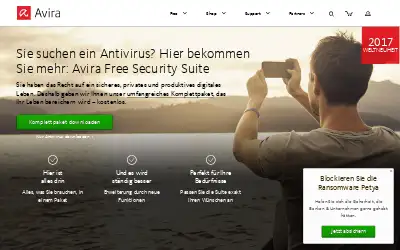 avira.com in 2017