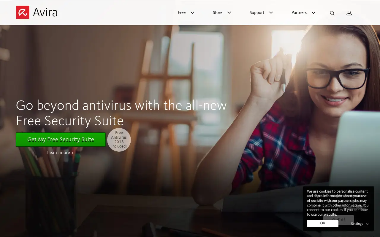 avira.com in 2018
