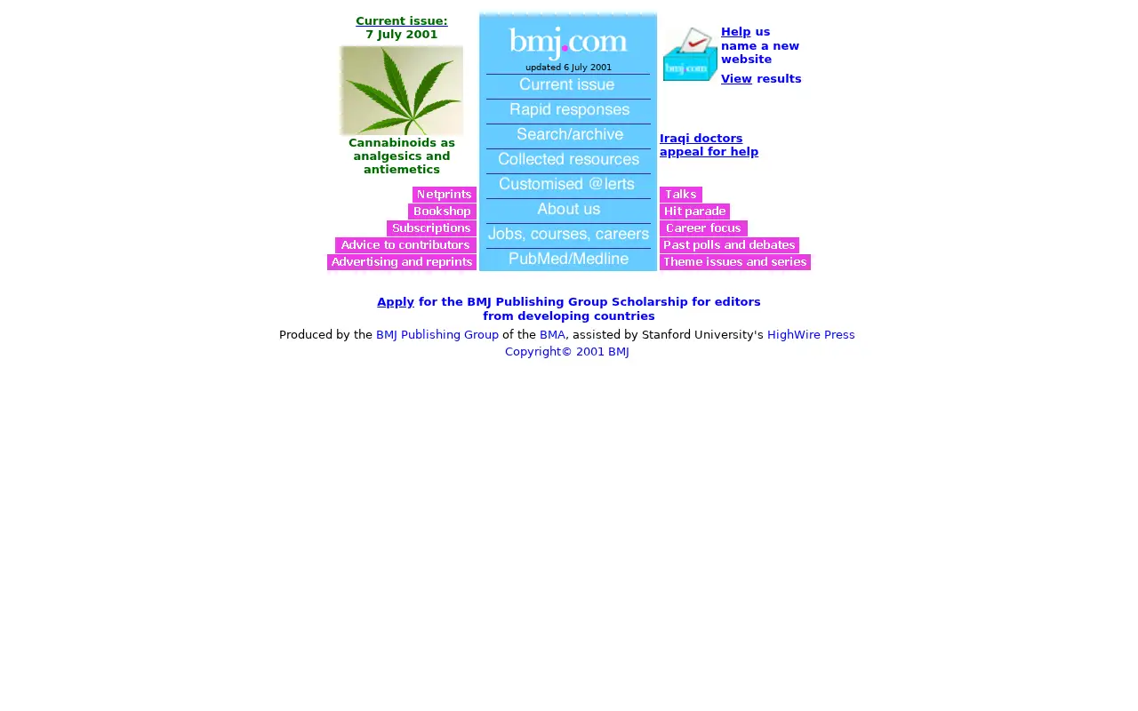 bmj.com in 2001