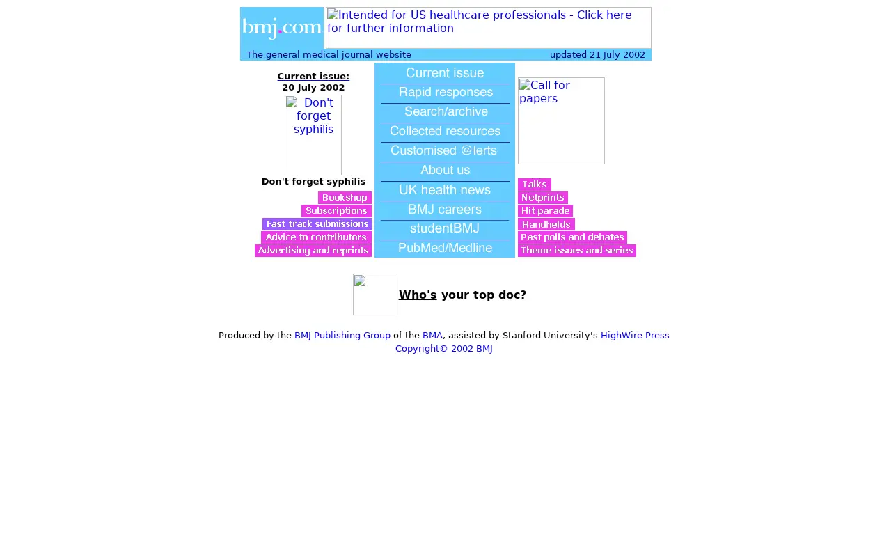 bmj.com in 2002