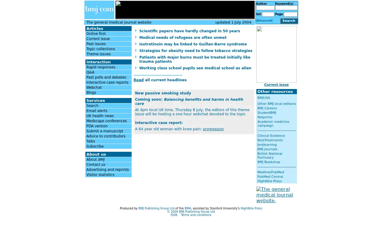 bmj.com in 2004