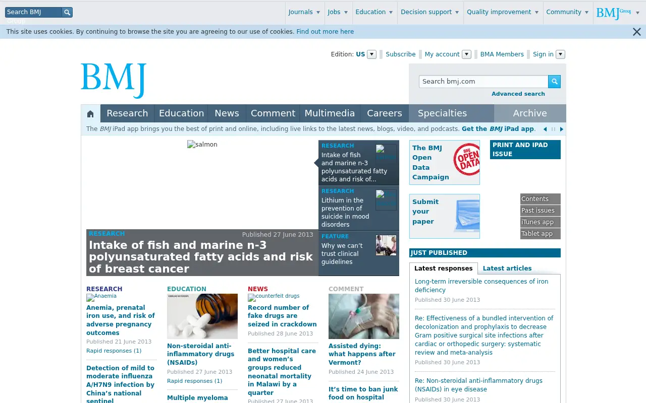 bmj.com in 2013