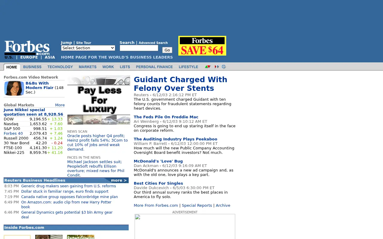 forbes.com in 2003