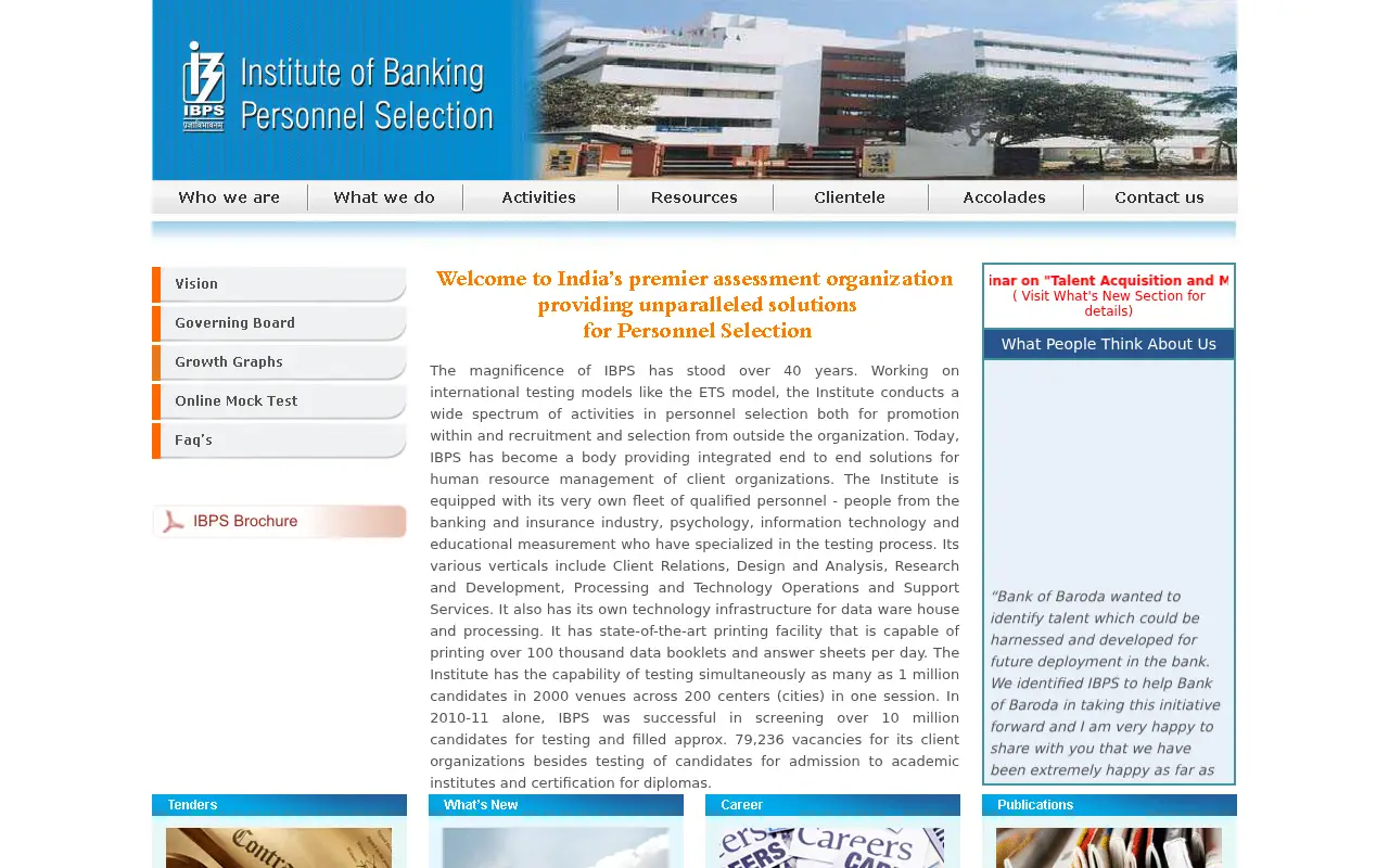 ibps.in in 2011