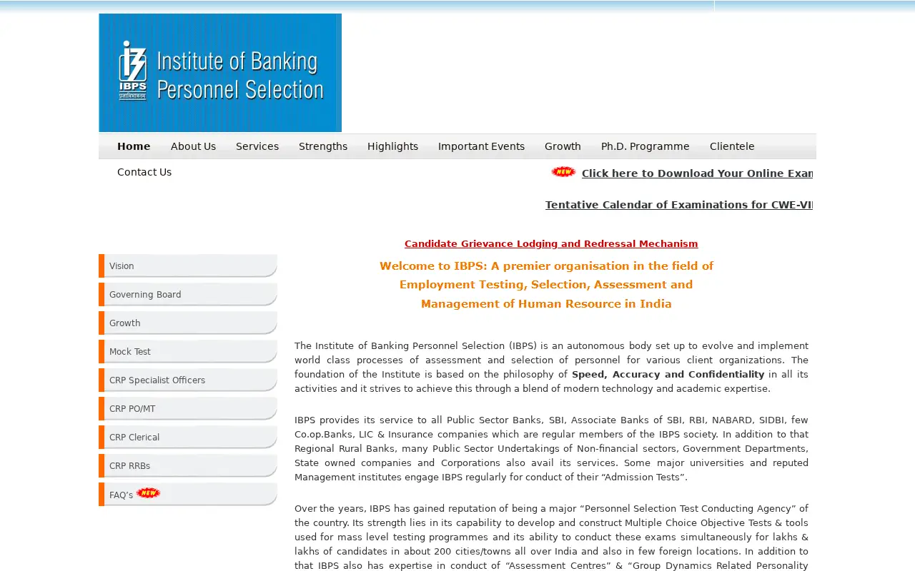 ibps.in in 2018