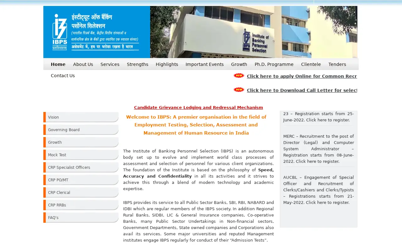 ibps.in in 2022