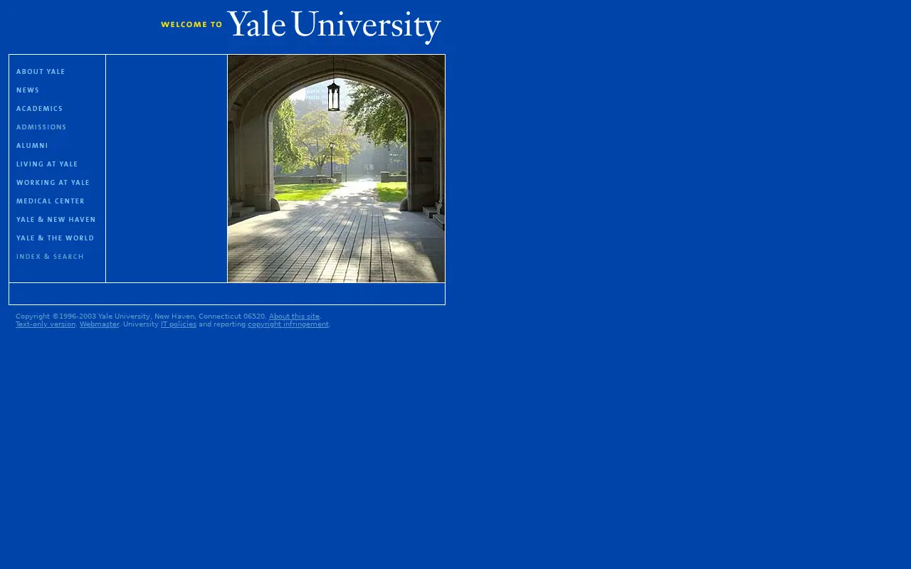 yale.edu in 2003