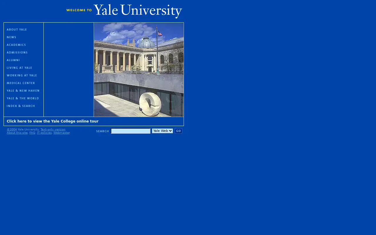yale.edu in 2004