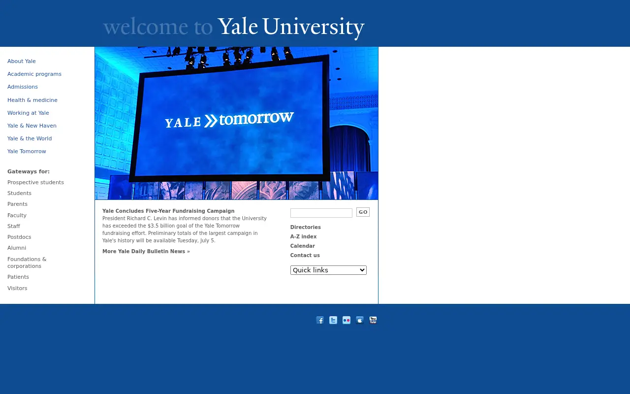 yale.edu in 2011