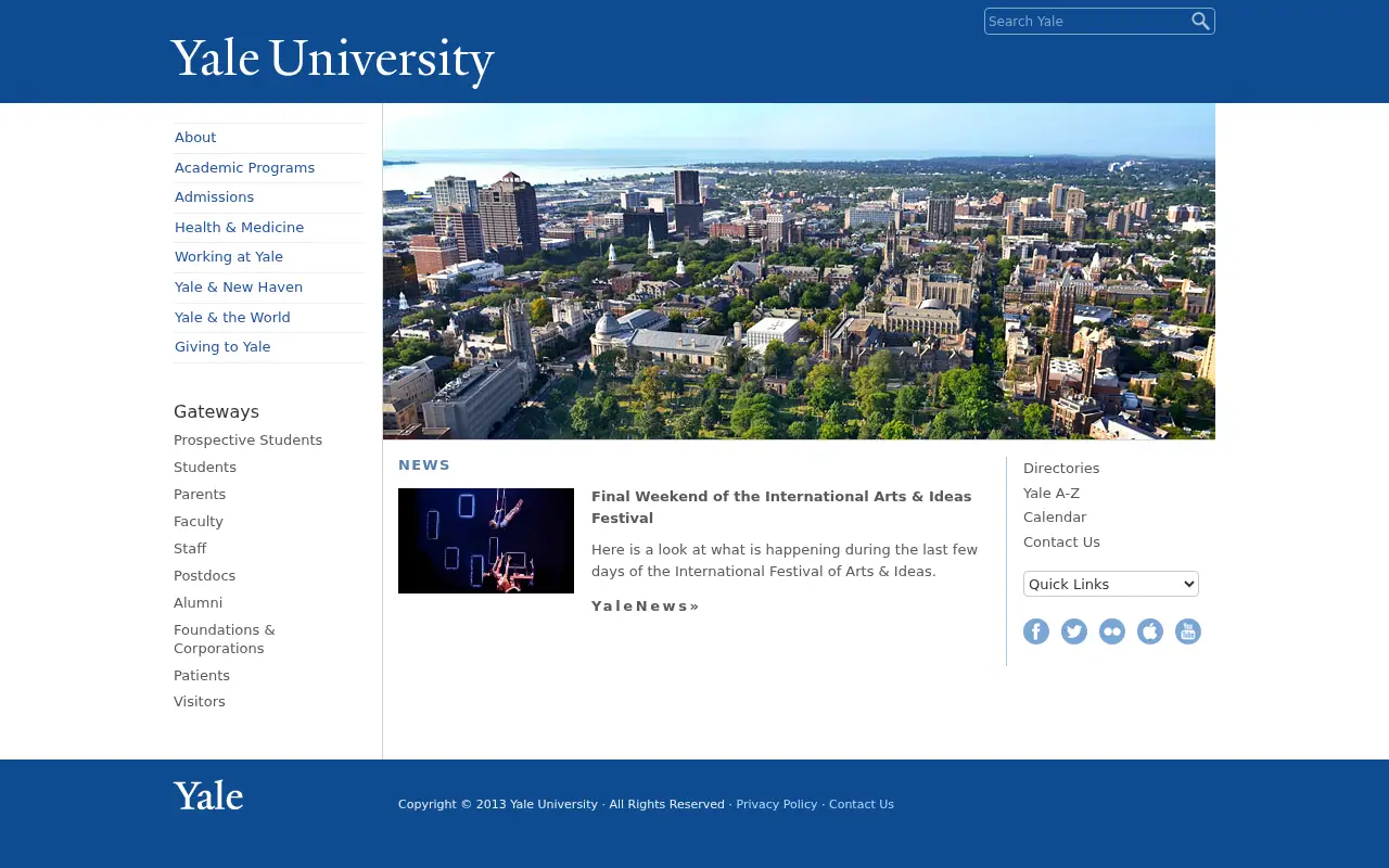 yale.edu in 2013