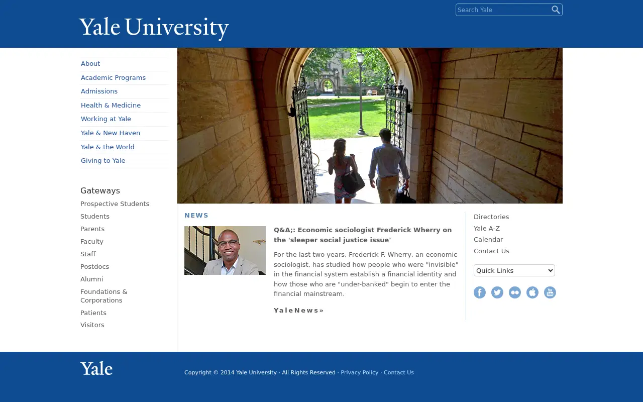 yale.edu in 2014