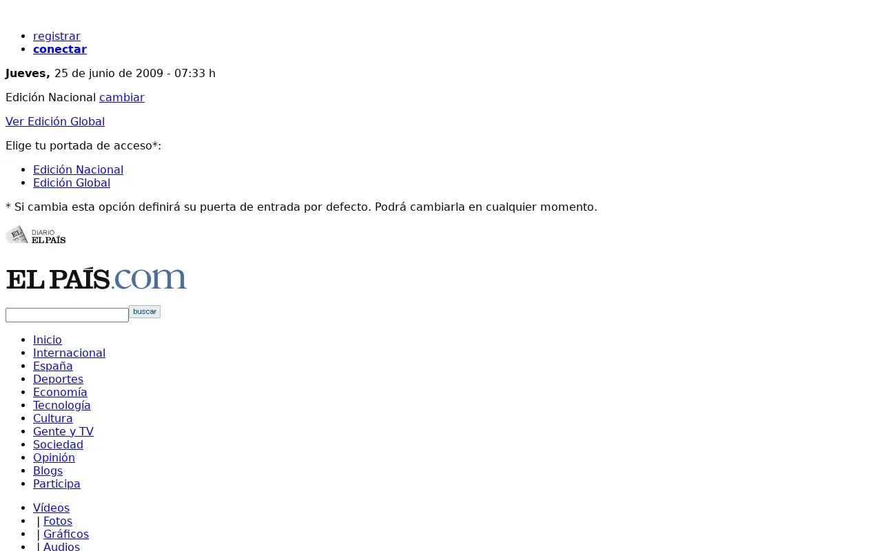 elpais.com in 2009