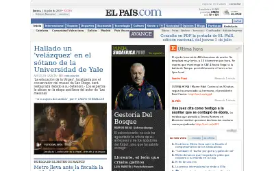 elpais.com in 2010