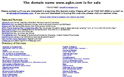 agkn.com in 2000