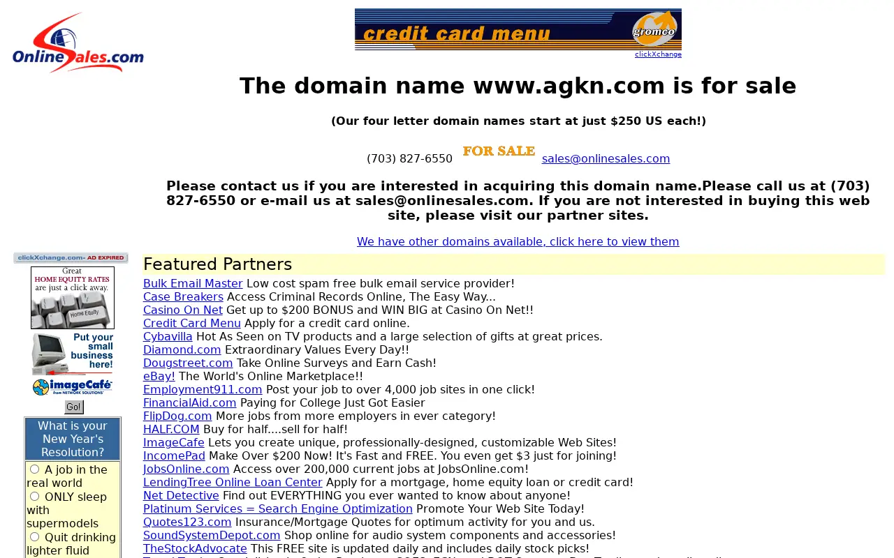 agkn.com in 2002