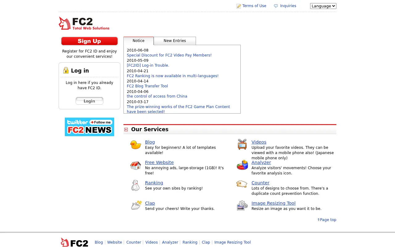 fc2.com in 2010