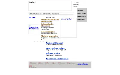 nature.com in 1999