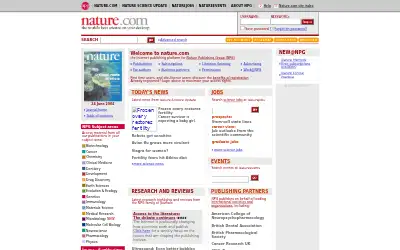 nature.com in 2004