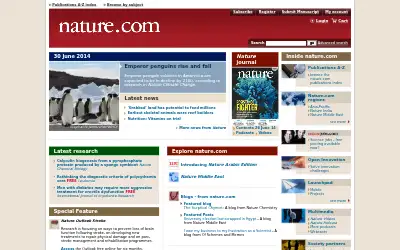 nature.com in 2014