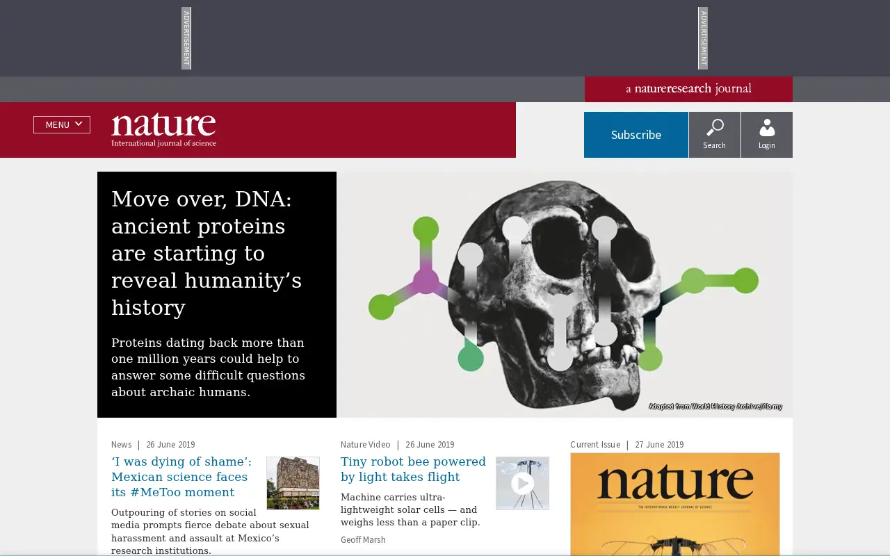 nature.com in 2019