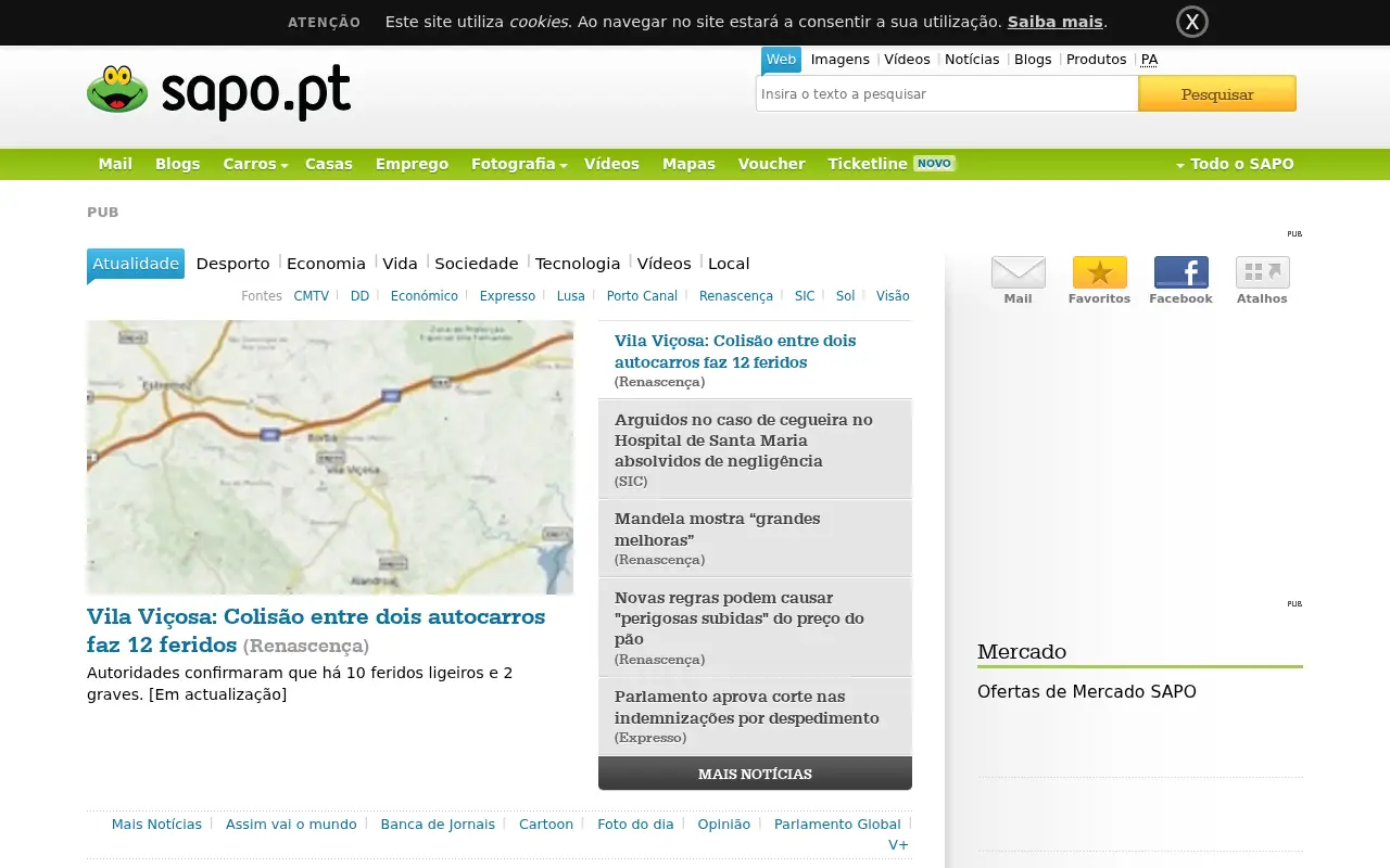 sapo.pt on June 28, 2013