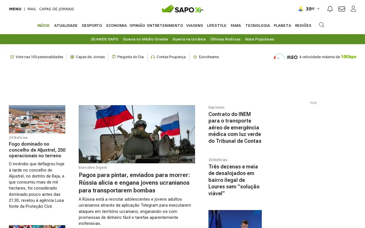 sapo.pt on June 30, 2025