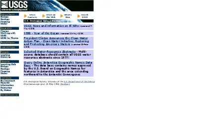 usgs.gov in 1998