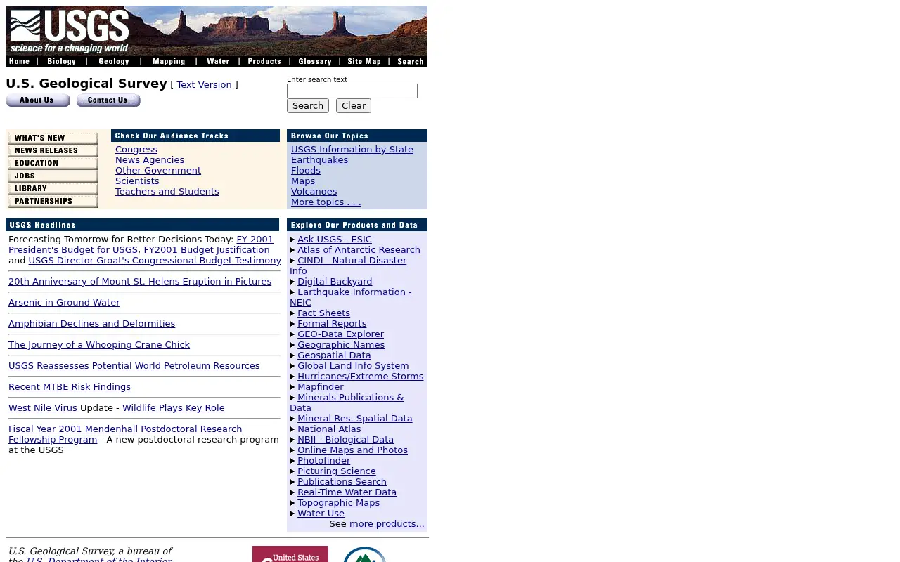 usgs.gov on July 6, 2000