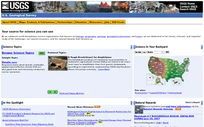 usgs.gov in 2007