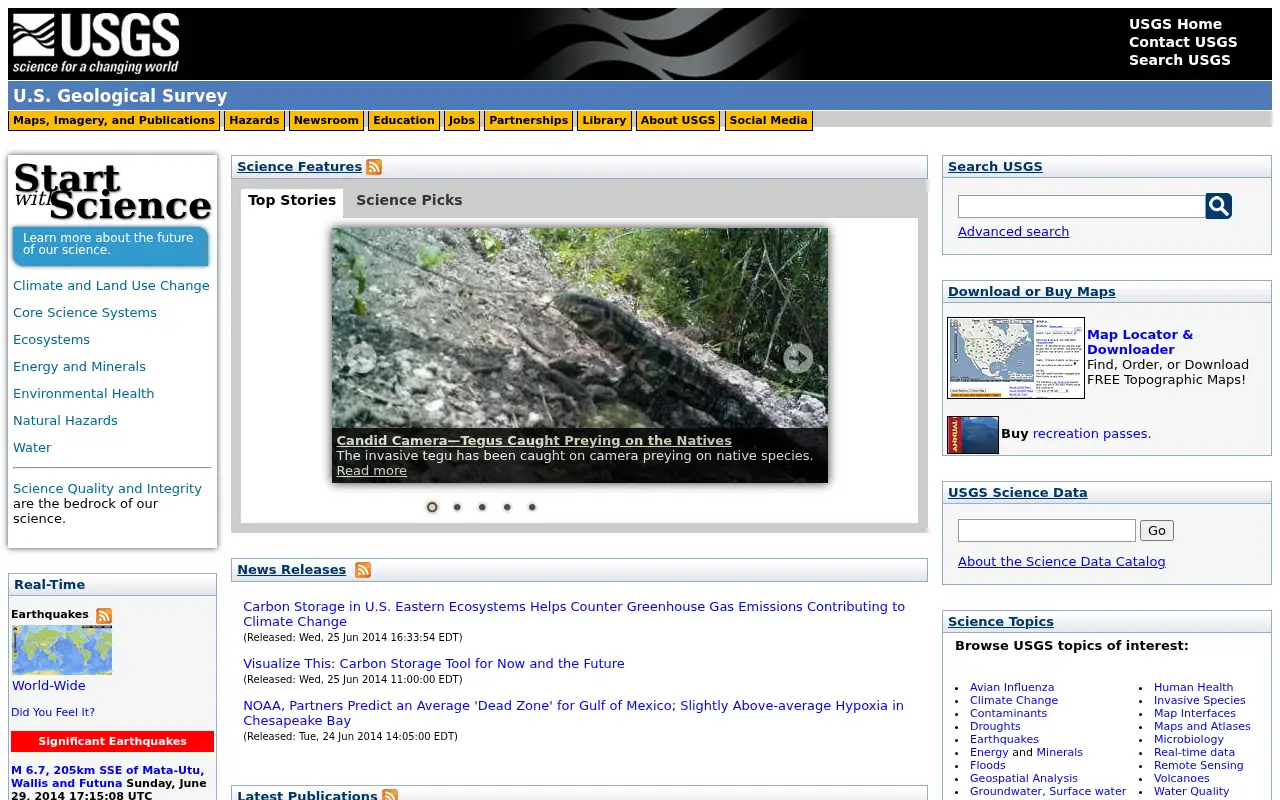 usgs.gov in 2014