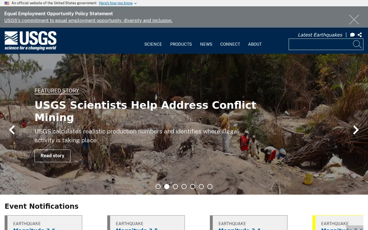 usgs.gov in 2022