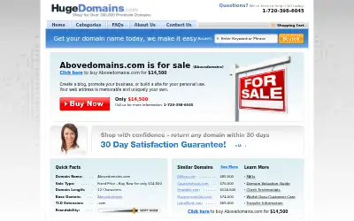 abovedomains.com in 2013