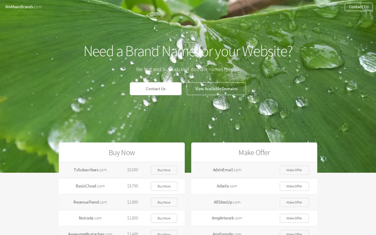 abovedomains.com in 2015