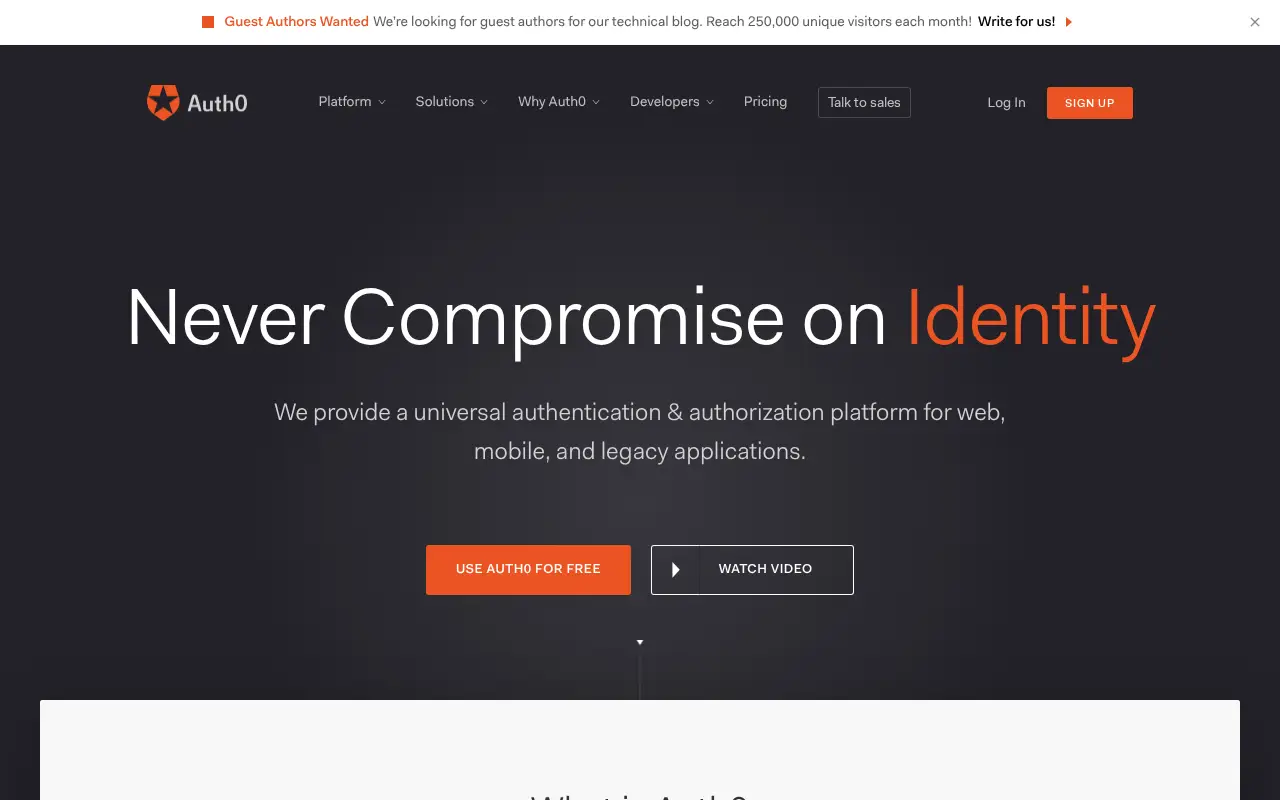 auth0.com in 2018