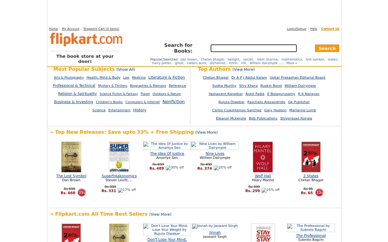 flipkart.com in 2009