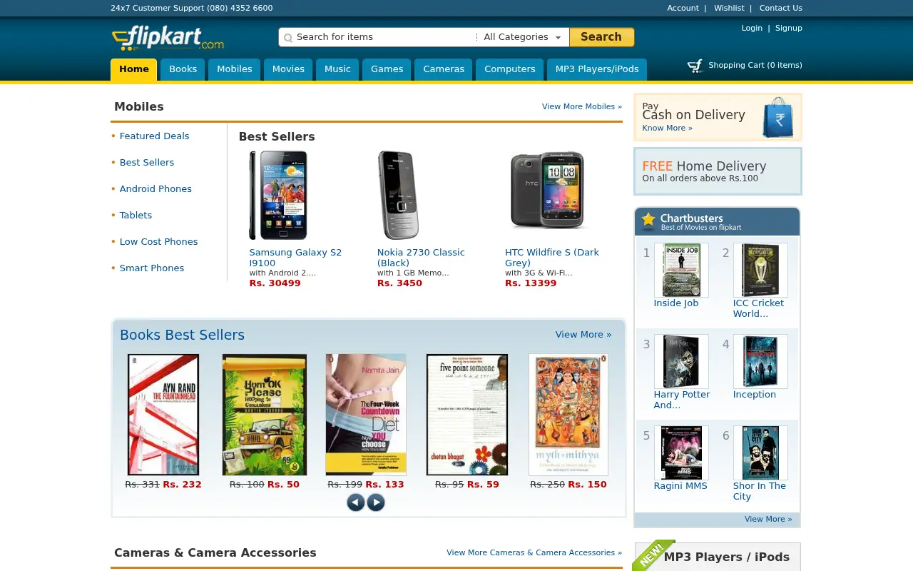 flipkart.com in 2011