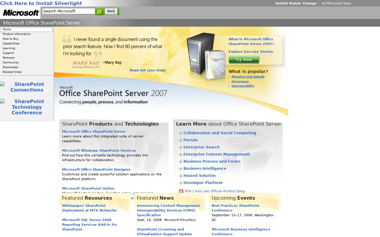 sharepoint.com in 2008