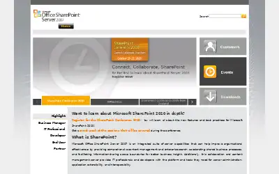 sharepoint.com in 2009
