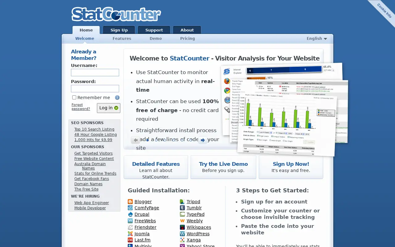 statcounter.com on June 30, 2014