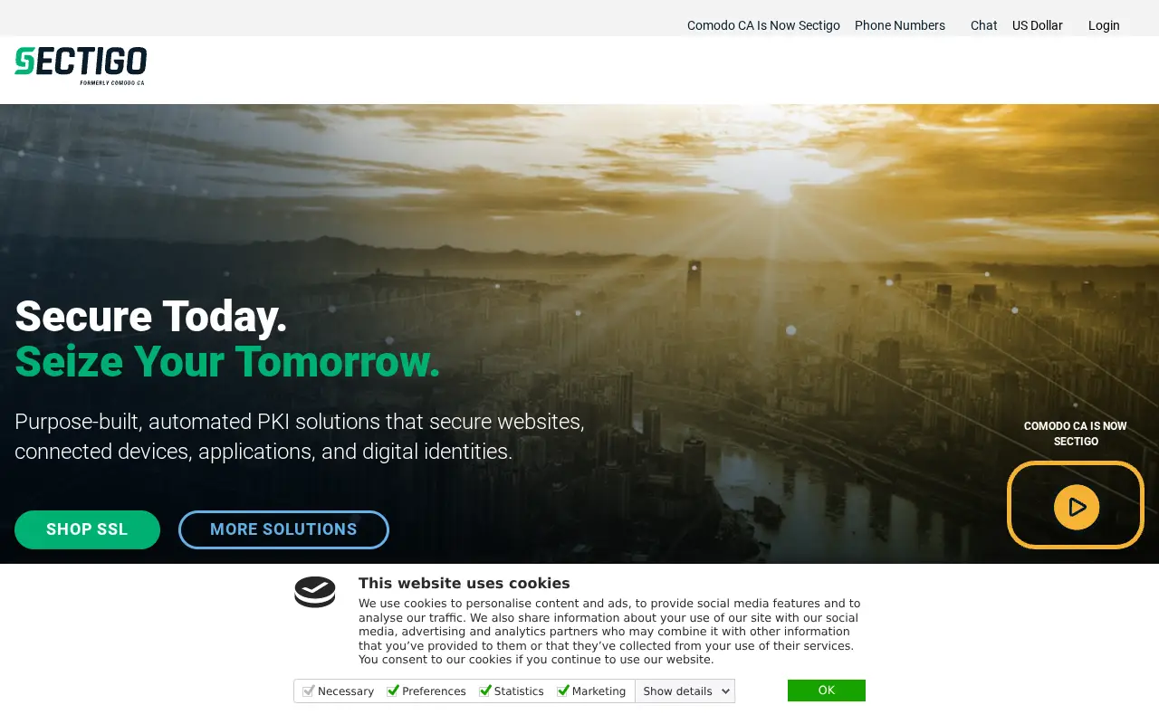 sectigo.com in 2019
