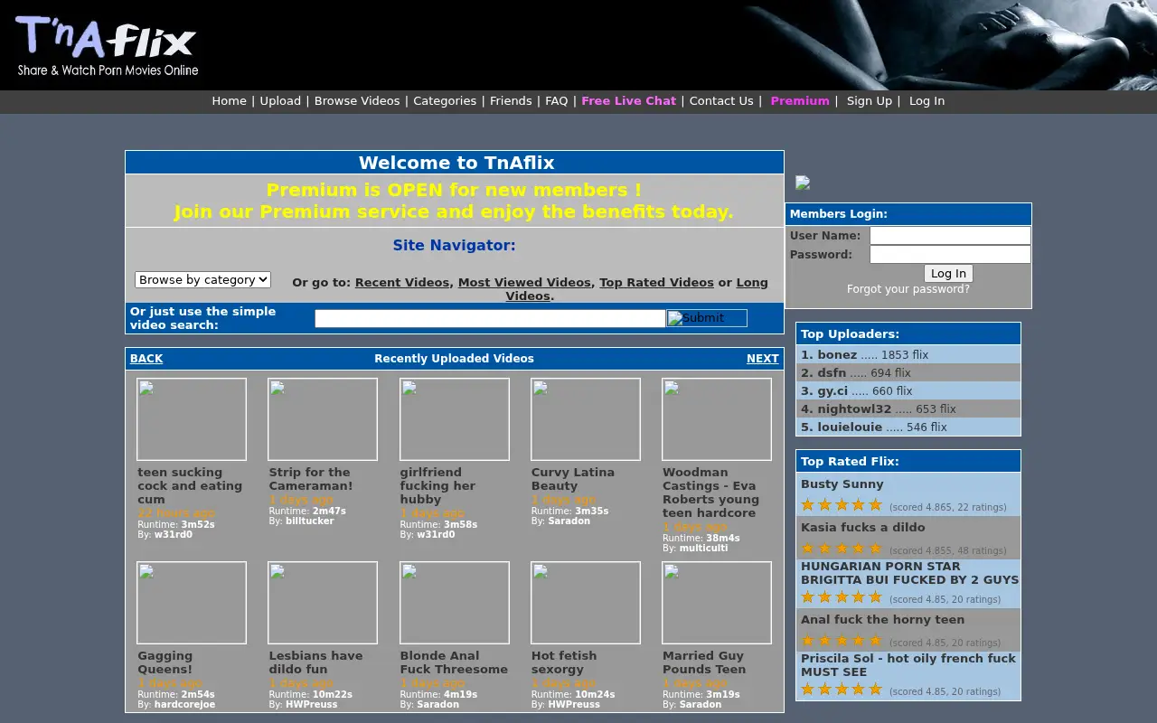 tnaflix.com on July 1, 2008