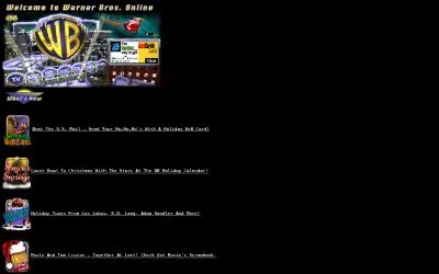 warnerbros.com in 1996
