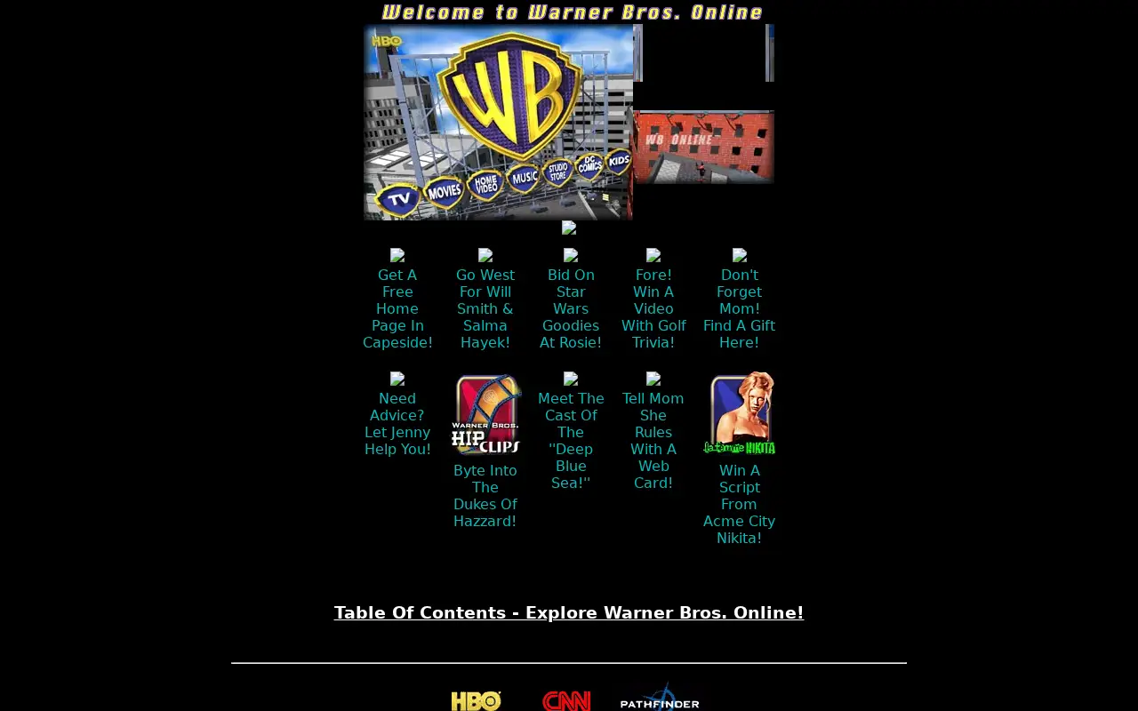 warnerbros.com in 1999
