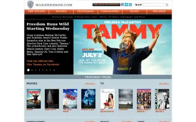 warnerbros.com in 2014